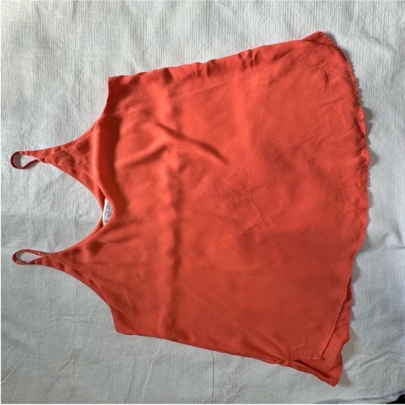 4/25 Active USA Coral V-Neck Tank Top - Picture 2 of 7